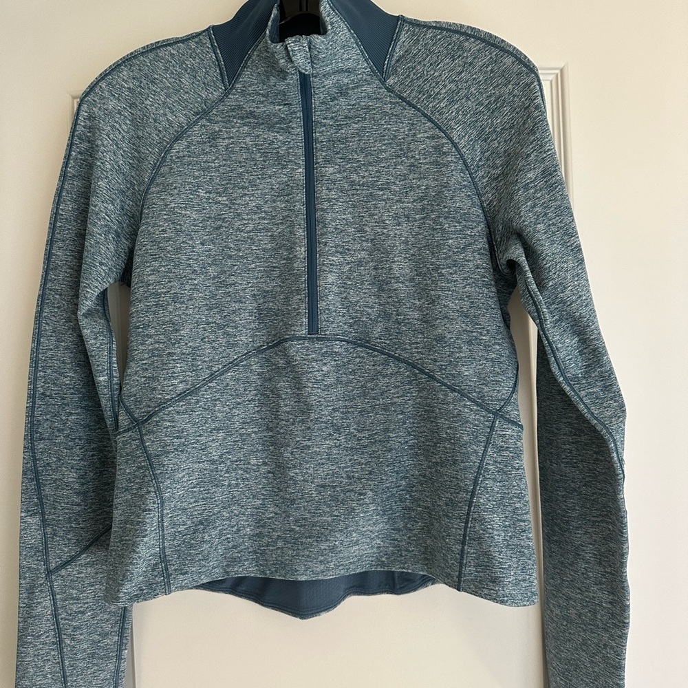 Lululemon Half zip sweater Teal size 8